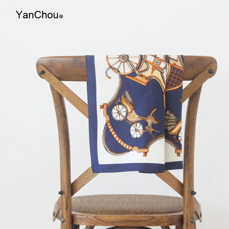 Small Square Silk Scarf Luxury Horse Print Neckerchiefs For Women Foulard Femme Brand Vintage Carriage Scarves 60cm Wholesale 
Small Square Silk Scarf Luxury Horse Print Neckerchiefs For Women Foulard Femme Brand Vintage Carriage Scarves 60cm Wholesale