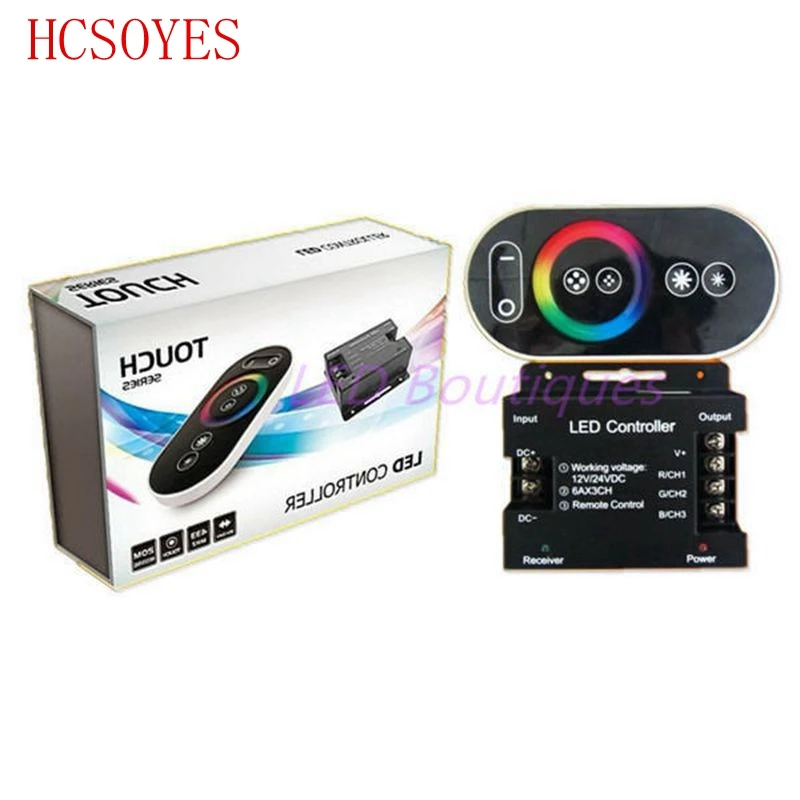 12-24V 18A RF Remote Wireless Touch Pad Panel RGB LED Controller controls for 5050 3528 RGB Light RGB Controller
12-24V 18A RF Remote Wireless Touch Pad Panel RGB LED Controller controls for 5050 3528 RGB Light RGB Controller