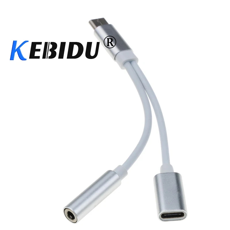 Kebidu Mini 2 In 1 Type-C to 3.5mm Earphone Cable Music Port Audio Adapter Type C to 3.5 AUX Jack for Xiaomi 6 Mi6
Kebidu Mini 2 In 1 Type-C to 3.5mm Earphone Cable Music Port Audio Adapter Type C to 3.5 AUX Jack for Xiaomi 6 Mi6