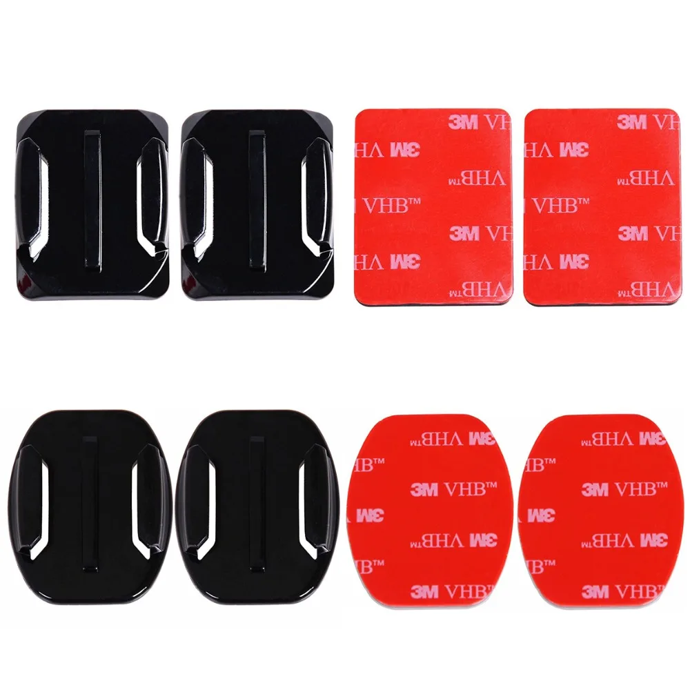 4PCS Flat Curved Mount Set Sticker 3M Adhesive For Sony Action Cam HDR AS20 AS15 AS100V AS30V AZ1 AS200V FDR-X1000V accessories
4PCS Flat Curved Mount Set Sticker 3M Adhesive For Sony Action Cam HDR AS20 AS15 AS100V AS30V AZ1 AS200V FDR-X1000V accessories