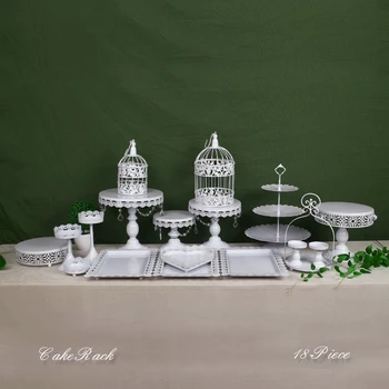 wedding decoration white Wedding Dessert Tray Cake Stand Cupcake Pan cake display table decoration Party Supply 18-4PCS / Set
wedding decoration white Wedding Dessert Tray Cake Stand Cupcake Pan cake display table decoration Party Supply 18-4PCS / Set