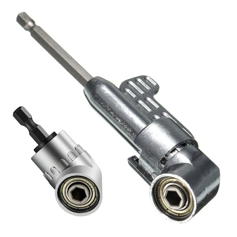 Right Angle Drilling Corner Screwdriver Holder Drill Bit Adjustable Driver Angle 105 Degree Quick Change Extension Hex Shank
Right Angle Drilling Corner Screwdriver Holder Drill Bit Adjustable Driver Angle 105 Degree Quick Change Extension Hex Shank