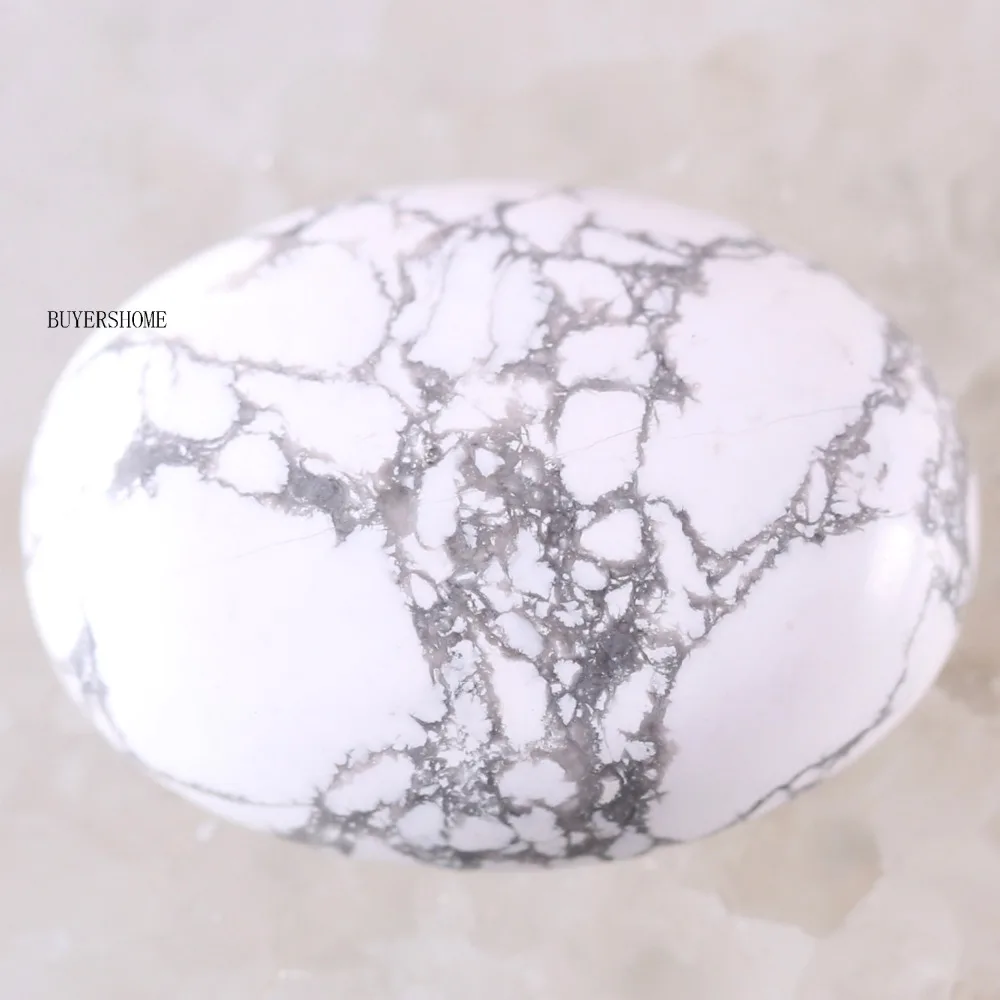 Free Shipping 22x30MM Oval Natural Stone Bead White Howlite CAB Cabochon For Jewelry Making DIY Bracelet Necklace 1Pcs K522
Free Shipping 22x30MM Oval Natural Stone Bead White Howlite CAB Cabochon For Jewelry Making DIY Bracelet Necklace 1Pcs K522