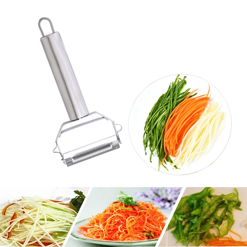 Multifunction Stainless Steel Julienne Peeler Vegetable Peeler Double Planing Grater Kitchen Accessories Cooking Tools
Multifunction Stainless Steel Julienne Peeler Vegetable Peeler Double Planing Grater Kitchen Accessories Cooking Tools