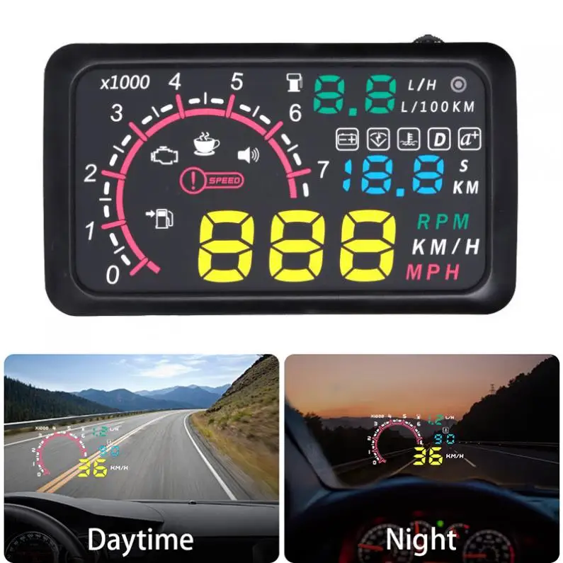 5.5 Inch Auto OBDII OBD2 Port Car Hud Head Up Display KM/h MPH Overspeed Warning Windshield Projector Alarm Systems
5.5 Inch Auto OBDII OBD2 Port Car Hud Head Up Display KM/h MPH Overspeed Warning Windshield Projector Alarm Systems