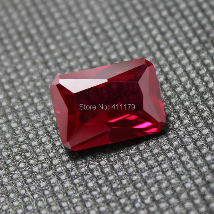 red corundum Loose stones Octagon princess cut faceted stone beads for jewelry making diy
red corundum Loose stones Octagon princess cut faceted stone beads for jewelry making diy