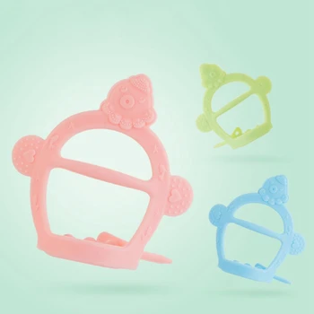 Baby Silicone Bear Pattern Wrist Band Teether Training Toys Soft Silicone Baby Chews Molar Stick
Baby Silicone Bear Pattern Wrist Band Teether Training Toys Soft Silicone Baby Chews Molar Stick