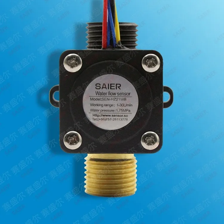 2PCS Water Flow Meter Flowmeter Hall Flow Sensor indicator counter caudalimetro water heater 1-30L/min 1.75MPa 4.5-18V
2PCS Water Flow Meter Flowmeter Hall Flow Sensor indicator counter caudalimetro water heater 1-30L/min 1.75MPa 4.5-18V