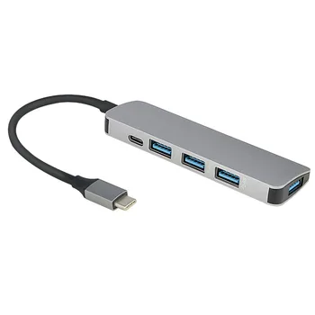 5 in1 Type C to 4 USB 3.0 Port Adapter Multiport Adaptor Conventor Date Transfer for MacBook Samsung Galaxy S9/S8 Huawei P20 Pro
5 in1 Type C to 4 USB 3.0 Port Adapter Multiport Adaptor Conventor Date Transfer for MacBook Samsung Galaxy S9/S8 Huawei P20 Pro