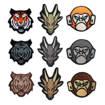 10pcs/lot Tactical Monkeys/Tiger/Monkey/Dragon Military Embroidered patches Tactical Morale Patch Hook & Loop Decorative Patch
10pcs/lot Tactical Monkeys/Tiger/Monkey/Dragon Military Embroidered patches Tactical Morale Patch Hook & Loop Decorative Patch