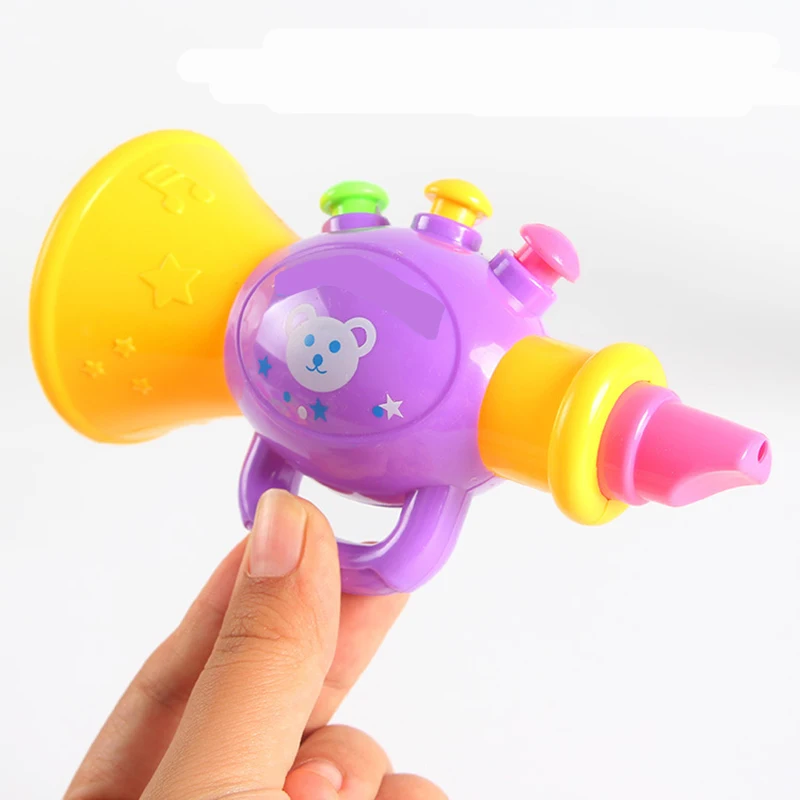 1pc Colorful Wooden Trumpet Buglet Hooter Bugle Educational Baby Toys for Kids Children Toy Musical Instrument Random Color
1pc Colorful Wooden Trumpet Buglet Hooter Bugle Educational Baby Toys for Kids Children Toy Musical Instrument Random Color