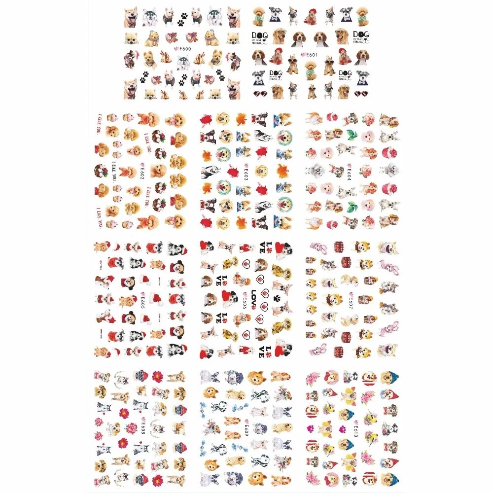 11 PCS / LOT SIMULATION SELF-ADHESIVE 3D NAIL TATTOOS STICKER PET ANIMAL DOG SPANIEL CHIHUAHUA TERRIER E600-610
11 PCS / LOT SIMULATION SELF-ADHESIVE 3D NAIL TATTOOS STICKER PET ANIMAL DOG SPANIEL CHIHUAHUA TERRIER E600-610