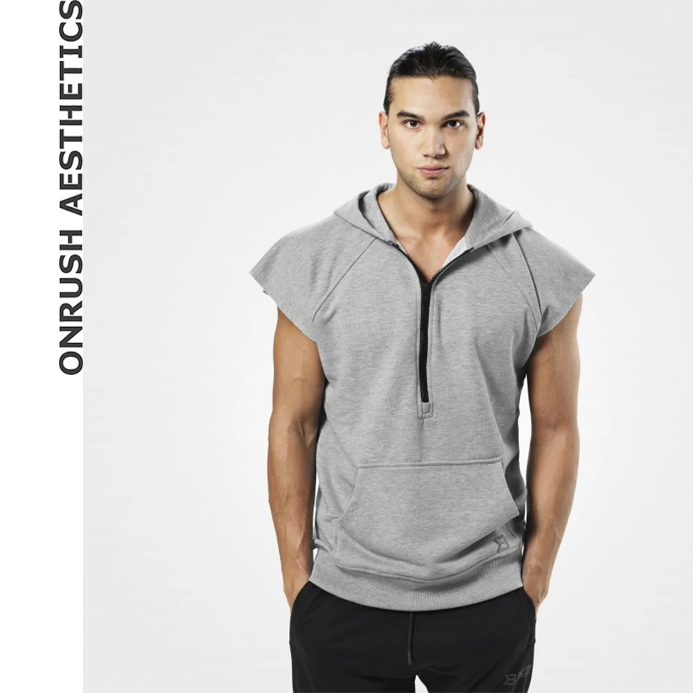 OA Muscle Men's Fashion New Fitness Workout Short Sleeves Hooded Sweatshirts Bodybuilding Casual Breathable Pullover Tops
OA Muscle Men's Fashion New Fitness Workout Short Sleeves Hooded Sweatshirts Bodybuilding Casual Breathable Pullover Tops