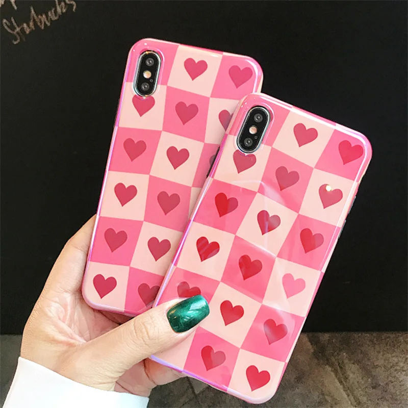Cute Pink Heart Pattern IMD Soft TPU Phone Cover Back Case for Apple iPhone XR XS Max X 8 7 Plus 6 6S
Cute Pink Heart Pattern IMD Soft TPU Phone Cover Back Case for Apple iPhone XR XS Max X 8 7 Plus 6 6S