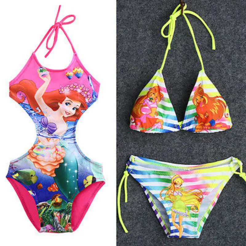 2019 Girls Swimwear Rose Mermaid Children Swimsuit Yellow Striped Cartoon Kids Bikini Swimming Costume Age 2-10Year
2019 Girls Swimwear Rose Mermaid Children Swimsuit Yellow Striped Cartoon Kids Bikini Swimming Costume Age 2-10Year