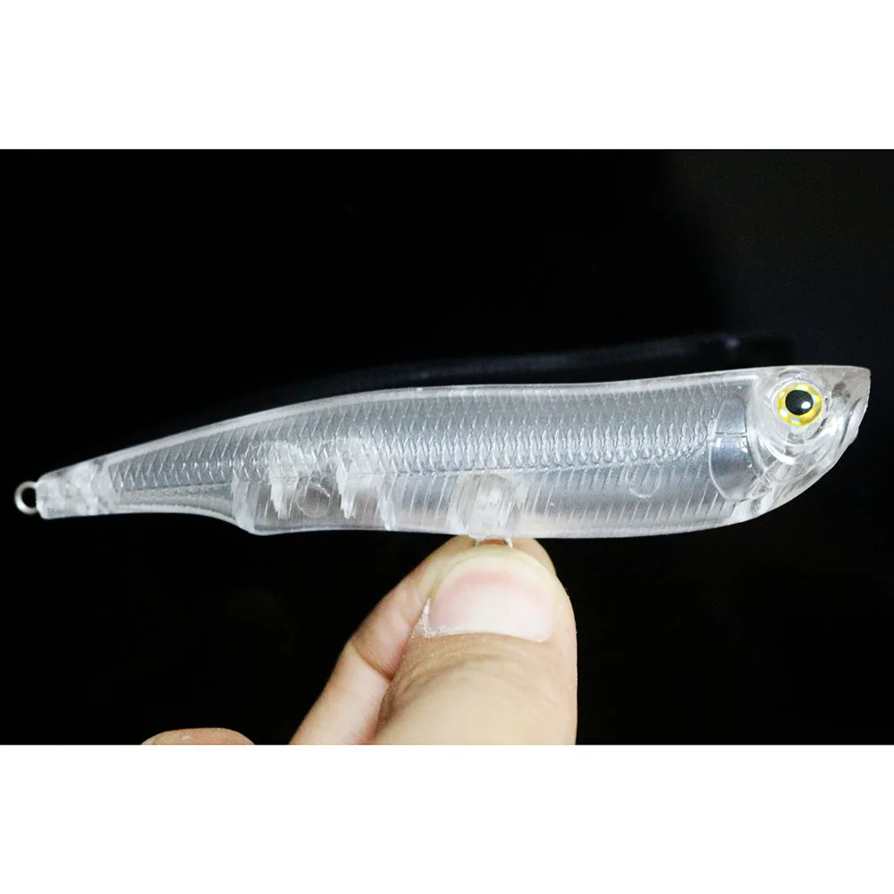 GYFISHING 20 шт Неокрашенный топовый Поппер Crankbait жесткая приманка свежая вода ходьба