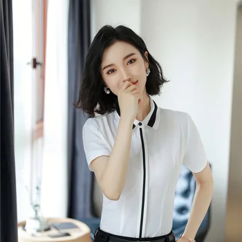 Novelty White Summer Short Sleeve Chiffon Blouses & Shirts For Women Work Wear Pactchwork Blouse Female Tops Clothes Plus Size
Novelty White Summer Short Sleeve Chiffon Blouses & Shirts For Women Work Wear Pactchwork Blouse Female Tops Clothes Plus Size