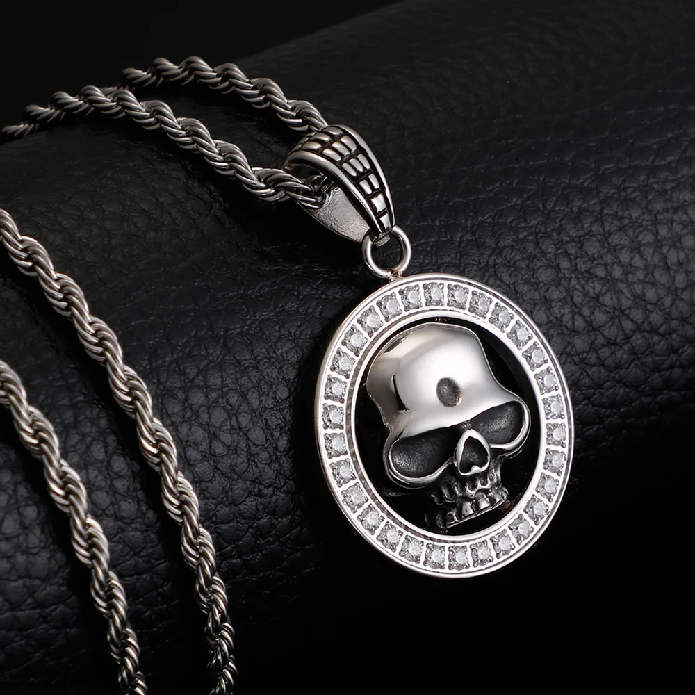 316L Stainless Steel Skull Pendant Necklace For Men Hiphop Rocker Jewelry Best Friends Gifts For Him Ghost Necklaces & Pendants
316L Stainless Steel Skull Pendant Necklace For Men Hiphop Rocker Jewelry Best Friends Gifts For Him Ghost Necklaces & Pendants