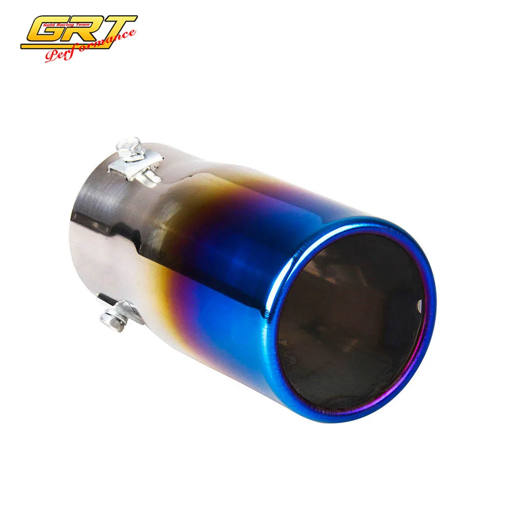 GRT - Neo Chrome Car Stainless Steel Chrome Round EXHAUST Tail Muffler Tip Pipe Universal Fits TP032
GRT - Neo Chrome Car Stainless Steel Chrome Round EXHAUST Tail Muffler Tip Pipe Universal Fits TP032