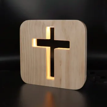 Miumiu Religious cross Craft Atmosphere Lamp Wooden Carved Hollow Night Light USB LED Baby Children Room Desktop Decoration
Miumiu Religious cross Craft Atmosphere Lamp Wooden Carved Hollow Night Light USB LED Baby Children Room Desktop Decoration