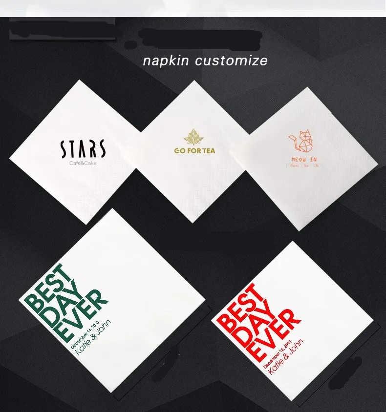 5000pcs/lot Personalized napkin wedding napkin, print shop LOGO on the napkin, 23cm x 23cm Shop napkin with free shipping
5000pcs/lot Personalized napkin wedding napkin, print shop LOGO on the napkin, 23cm x 23cm Shop napkin with free shipping