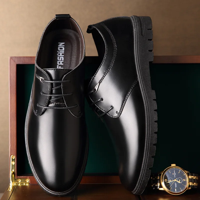 Mazefeng 2019 New Spring Single Shoes Male Leather Shoes Business Men Dress Shoes Solid Fashion Round Toe Lace-Up Leather Shoes
Mazefeng 2019 New Spring Single Shoes Male Leather Shoes Business Men Dress Shoes Solid Fashion Round Toe Lace-Up Leather Shoes