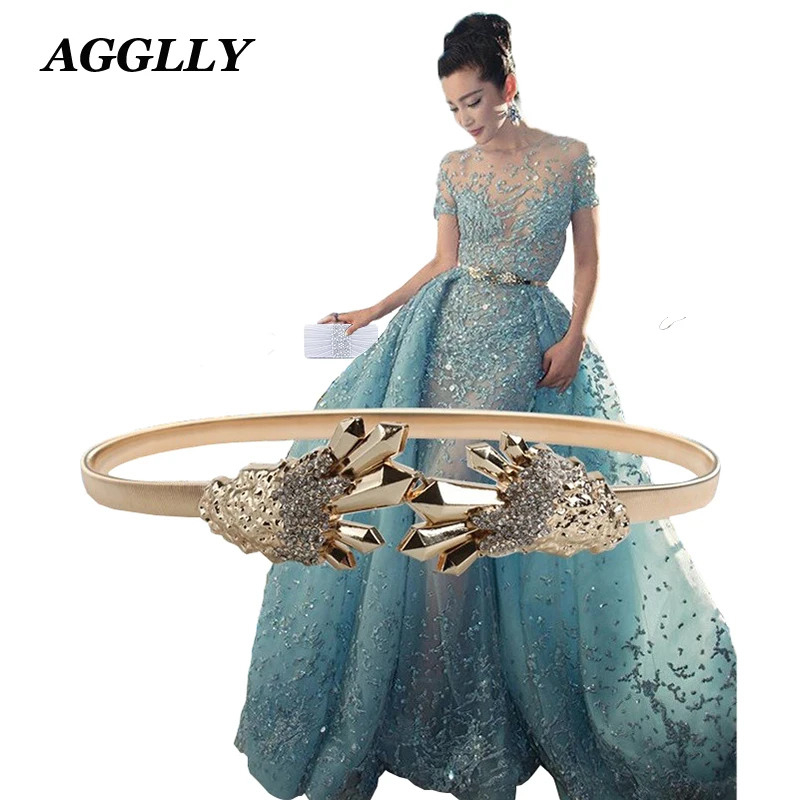 New Women Elastic Belts Chain Metal Elastic Rhinestone Dress belt girl Stretch Skinny Waist Cummerbunds Metal Female Belt C41
New Women Elastic Belts Chain Metal Elastic Rhinestone Dress belt girl Stretch Skinny Waist Cummerbunds Metal Female Belt C41