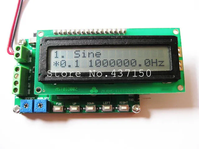 1PCS X ,DDS signal generator 0.1hz ~ 8Mhz Duty 1 ~ 99% 60MHz frequency counter, Free Shipping
1PCS X ,DDS signal generator 0.1hz ~ 8Mhz Duty 1 ~ 99% 60MHz frequency counter, Free Shipping