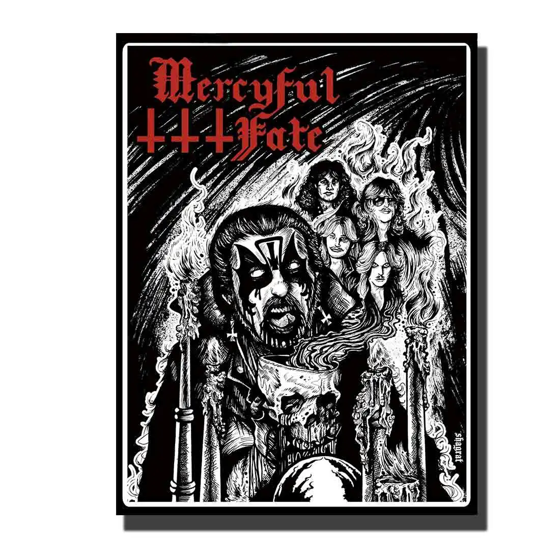 Тканевый постер MERCYFUL FATE King настенный Декор для дома на заказ 8x1212x18 24x36 холст