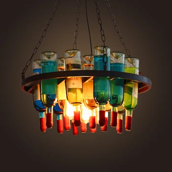 Vintage Retro Loft Bottle Iron Pendant Light American Creative Bar Restaurant Cafe Hanging Light Decor Pendant Lamp
Vintage Retro Loft Bottle Iron Pendant Light American Creative Bar Restaurant Cafe Hanging Light Decor Pendant Lamp
