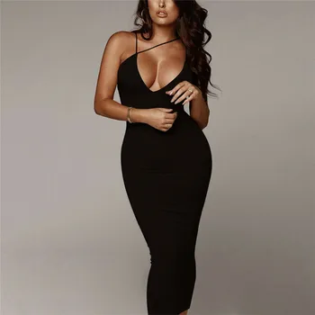hirigin 2019 Sexy Women Dress Deep V-neck Irregular Shoulder Long Maxi Dress Bodycon Beach Party Slim Dresses Sundress 3 Colors
hirigin 2019 Sexy Women Dress Deep V-neck Irregular Shoulder Long Maxi Dress Bodycon Beach Party Slim Dresses Sundress 3 Colors
