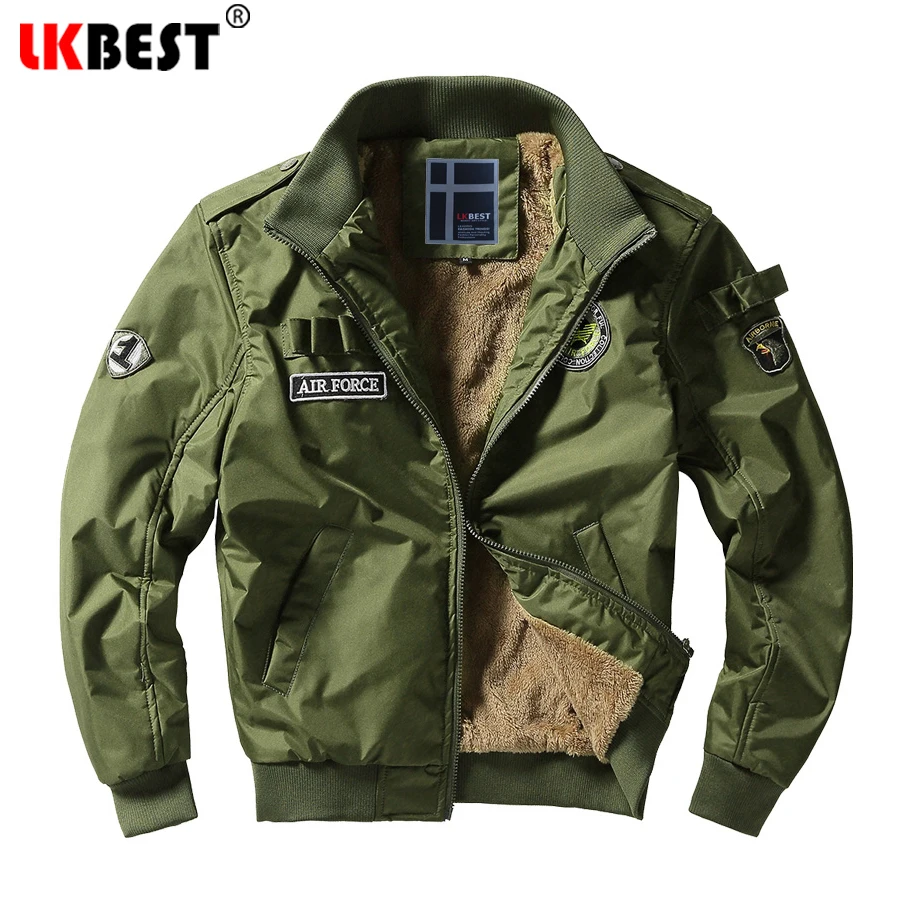 LKBEST 2019 Winter jacket men Military Pilot Jacket Air Force Men Jackets Windproof Thicken Coat men Large size Outerwear FX01
LKBEST 2019 Winter jacket men Military Pilot Jacket Air Force Men Jackets Windproof Thicken Coat men Large size Outerwear FX01