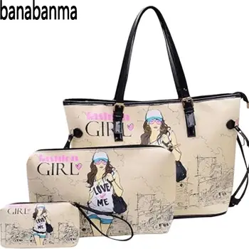 PinShang 3Pcs/Set Women Handbag PU Leather Fashionable Bags Set Large Capacity Stylish Single Shoulder Bag Change Handbag ZK40
PinShang 3Pcs/Set Women Handbag PU Leather Fashionable Bags Set Large Capacity Stylish Single Shoulder Bag Change Handbag ZK40