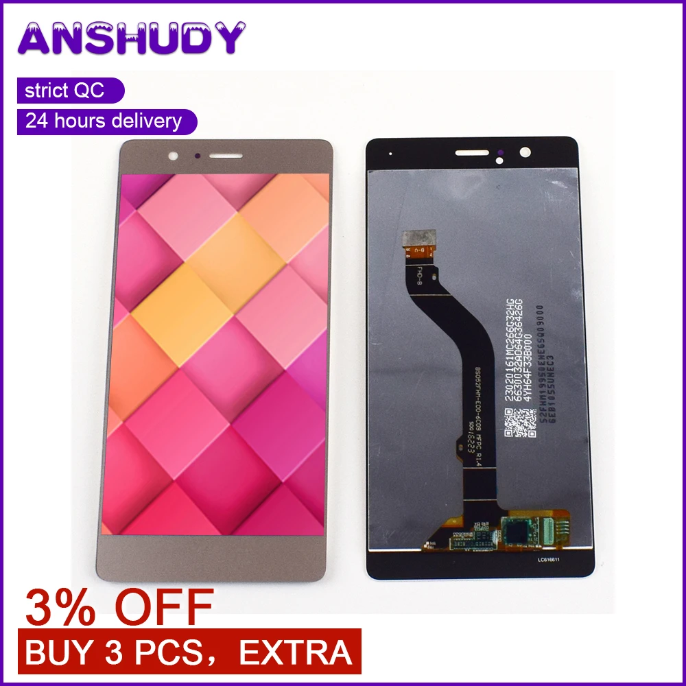 For Huawei P9 Lite LCD Display Touch Screen Digitizer Assembly For Huawei G9 Display VNS-L21 VNS-L22 VNS-L23 VNS-L31 VNS-L53
For Huawei P9 Lite LCD Display Touch Screen Digitizer Assembly For Huawei G9 Display VNS-L21 VNS-L22 VNS-L23 VNS-L31 VNS-L53