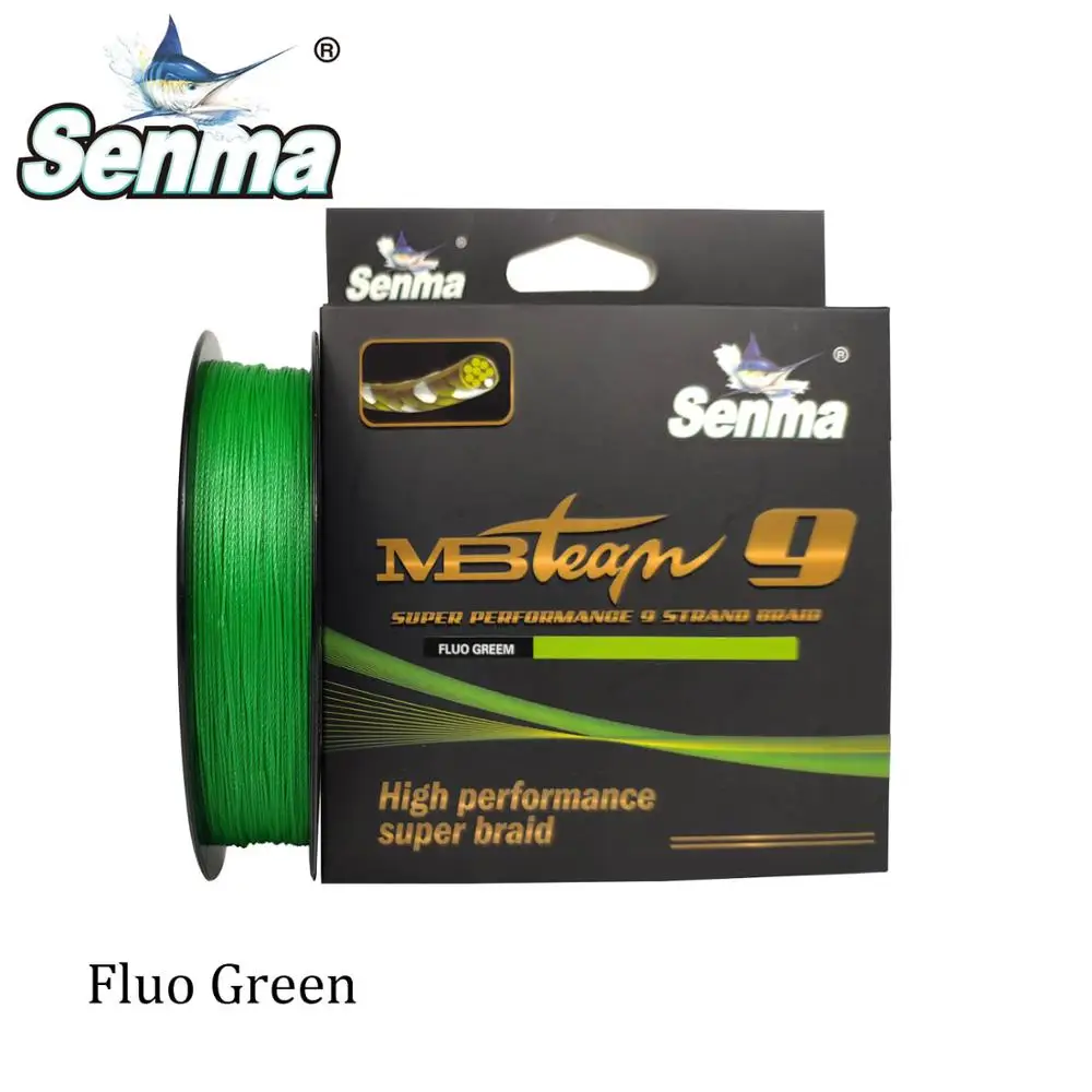 Senma Braided Fishing Line Multi Color 9X 150M 274M PE Fishing Line 9 Strands 10-80LB Multifilament Fishing Line Smooth Coating
Senma Braided Fishing Line Multi Color 9X 150M 274M PE Fishing Line 9 Strands 10-80LB Multifilament Fishing Line Smooth Coating