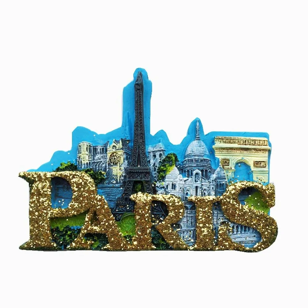 

BABELEMI 1PC High Quality France Paris Landmark 3D Fridge Magnets Travel Souvenirs Refrigerator Magnetic Sticker Home Decor gift