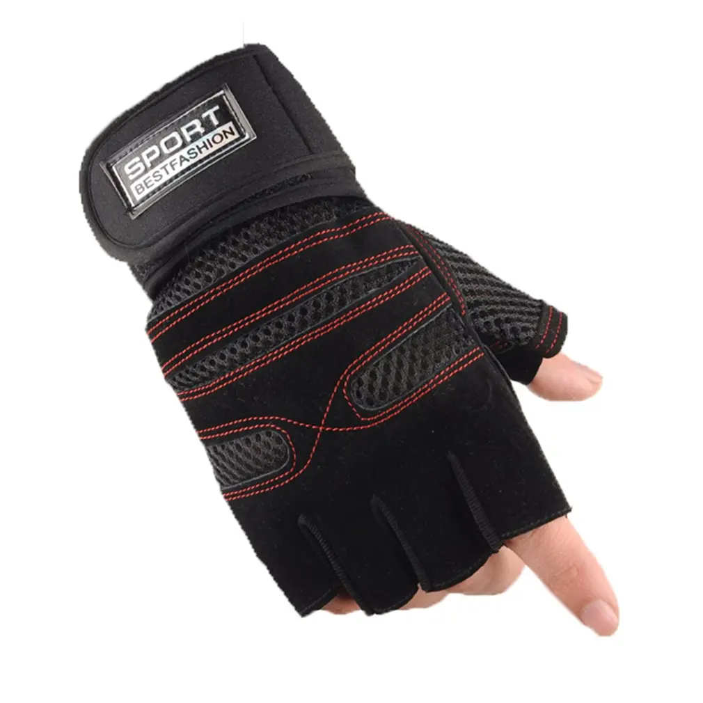 1 Pair Half Finger Gym Gloves Non-slip Breathable for Sports Fitness Training Weight Lifting Summer Riding Wrist Support Bracer
1 Pair Half Finger Gym Gloves Non-slip Breathable for Sports Fitness Training Weight Lifting Summer Riding Wrist Support Bracer