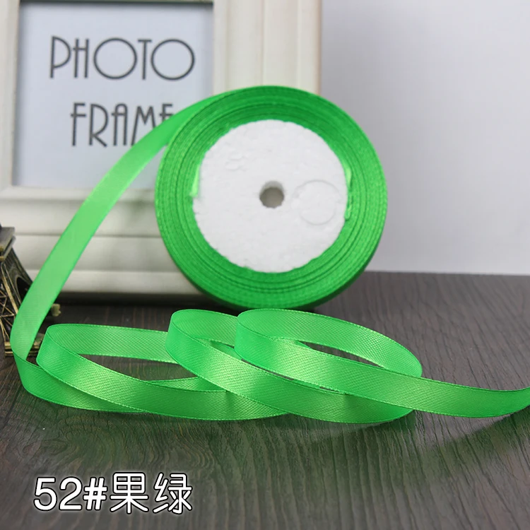 Шелковая атласная лента с одним лицом 10 мм 25 ярдов|satin ribbon cheap|silk satin ribbonsatin |