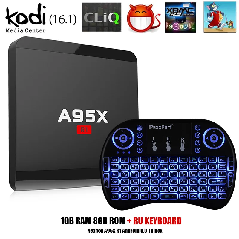 A95X R1 Android 7.1 TV Box Amlogic S905W Quad-core 1GB 8GB Smart TV Box HDMI 2.0 4Kx2K HD 2.4G Wifi Set Top Box Media Players
A95X R1 Android 7.1 TV Box Amlogic S905W Quad-core 1GB 8GB Smart TV Box HDMI 2.0 4Kx2K HD 2.4G Wifi Set Top Box Media Players