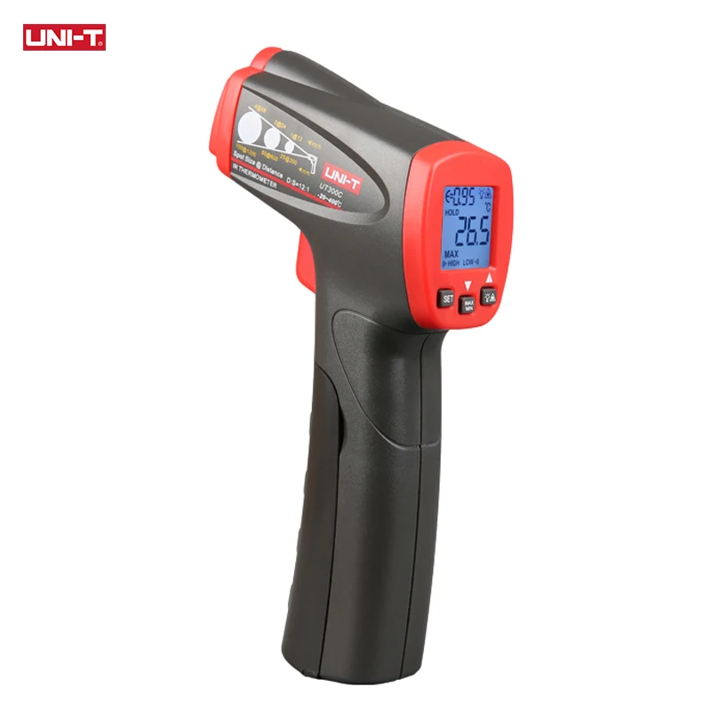 UNI-T Laser IR Infrared Thermometer Digital UT300A Temperature Meter Gun Industrial Non-Contact Thermometer Water Infrared
UNI-T Laser IR Infrared Thermometer Digital UT300A Temperature Meter Gun Industrial Non-Contact Thermometer Water Infrared