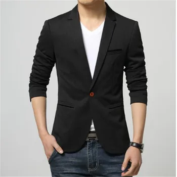 Mens Korean slim fit fashion cotton blazer Suit Jacket black blue beige plus size M to 6XL Male blazers Mens coat Wedding dress
Mens Korean slim fit fashion cotton blazer Suit Jacket black blue beige plus size M to 6XL Male blazers Mens coat Wedding dress