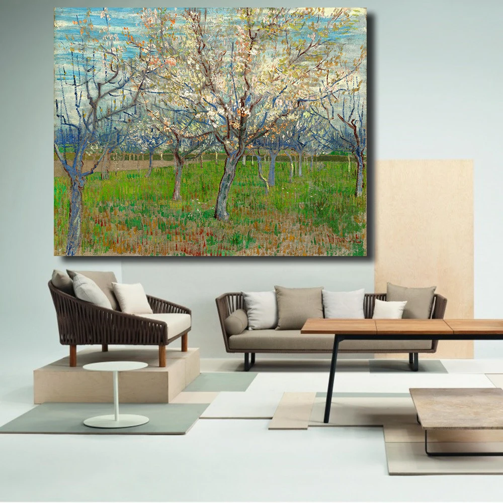 Embelish The Pink Orchard Flowers Canvas Oil Paintings By Vincent van Gogh Wall Art Pictures Home Decor Posters For Living Room
Embelish The Pink Orchard Flowers Canvas Oil Paintings By Vincent van Gogh Wall Art Pictures Home Decor Posters For Living Room