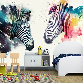 Modern Abstract Art Mural Wallpaper 3D Watercolor Zebra Wall Painting Kid's Bedroom Cafe Restaurant Background Wall Papers Decor
Modern Abstract Art Mural Wallpaper 3D Watercolor Zebra Wall Painting Kid's Bedroom Cafe Restaurant Background Wall Papers Decor