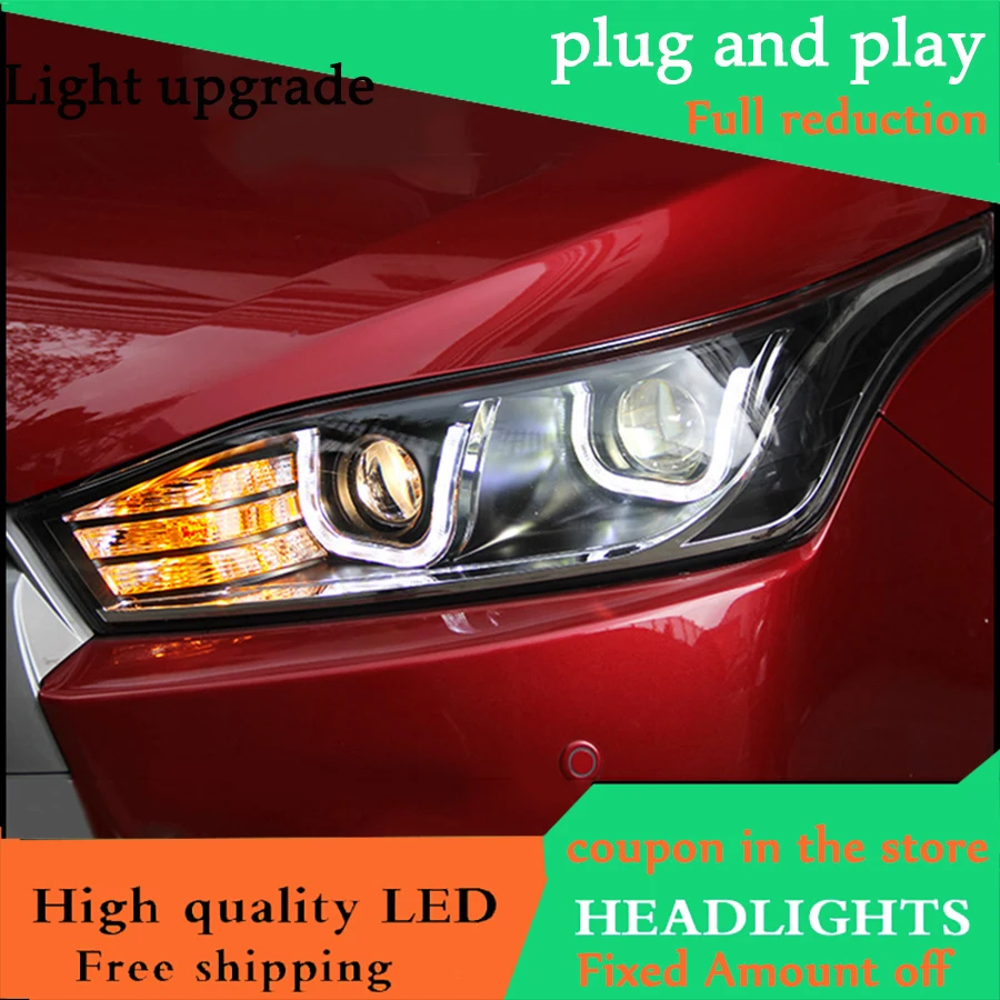 Car Style Head Lamp Case For Toyota YARiS L headlights 2014-2016 double U led drl HID KIT Bi-Xenon Lens low beam Accessories
Car Style Head Lamp Case For Toyota YARiS L headlights 2014-2016 double U led drl HID KIT Bi-Xenon Lens low beam Accessories