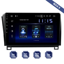Android 9,0 Radio de coche 2 Din GPS Navi para Toyota Tundra 2007-2013 Sequoia 2008-2018 PX6 DSP IPS HDMI 4Gb + 64Gb RDS WIFI RDS BT USB(China)