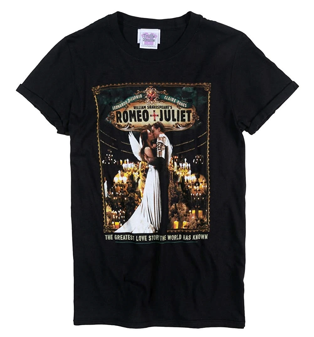 Womens Romeo and Juliet Kiss Black Boyfriend Fit Rolled Sleeve T Shirt Printed T-Shirt 2018 Fashion Brand Top Tee Plus Size
Womens Romeo and Juliet Kiss Black Boyfriend Fit Rolled Sleeve T Shirt Printed T-Shirt 2018 Fashion Brand Top Tee Plus Size