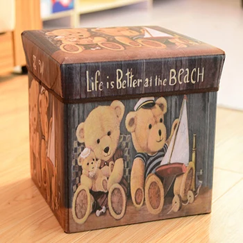 Multi-functional Foldable Stool Vintage Printed Storage Box for Home Office DC120
Multi-functional Foldable Stool Vintage Printed Storage Box for Home Office DC120
