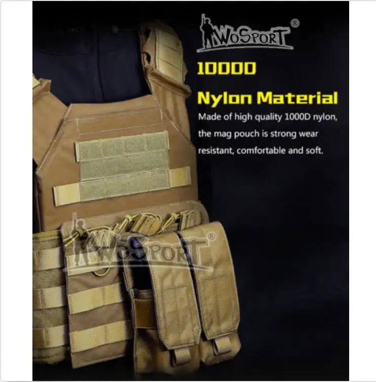 Tactical Double Bag Mag Magazine Pouch for JPC Vest Molle System | Спорт и развлечения