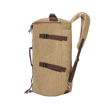 Large capacity solid men travel bag mountaineering backpack men bags canva Barrel-shaped Backpack Camping Travel Bag
Large capacity solid men travel bag mountaineering backpack men bags canva Barrel-shaped Backpack Camping Travel Bag
