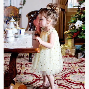 Aven Rabbit girls dress shining stars kids dresses for girls yellow sleeveless princess dress girls summer dress 2-6 years old
Aven Rabbit girls dress shining stars kids dresses for girls yellow sleeveless princess dress girls summer dress 2-6 years old